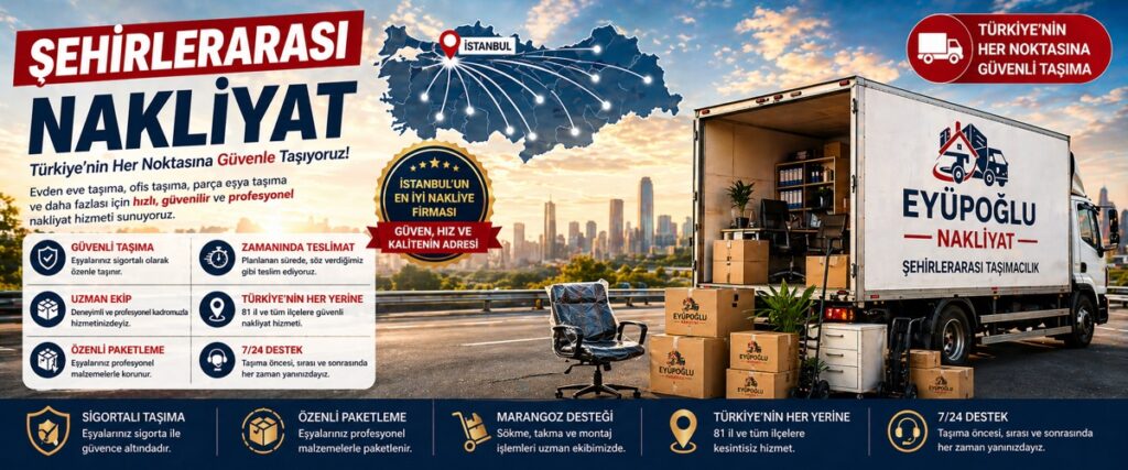 Şehirlerarası nakliyat fiyatları 2026 İstanbul çıkışlı ev taşıma ücretleri