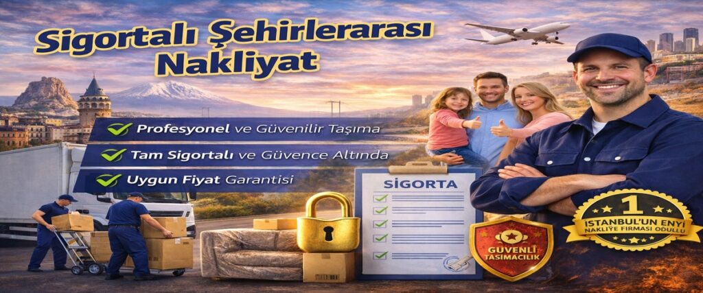 Sigortalı şehirlerarası nakliyat hizmeti ile güvenli evden eve taşıma süreci